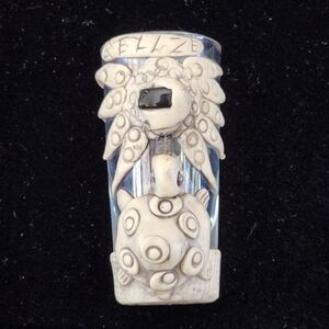 Belize Sea Turtle Octopus polymer clay 3D Souvenir Novelty shot glass AMIE
